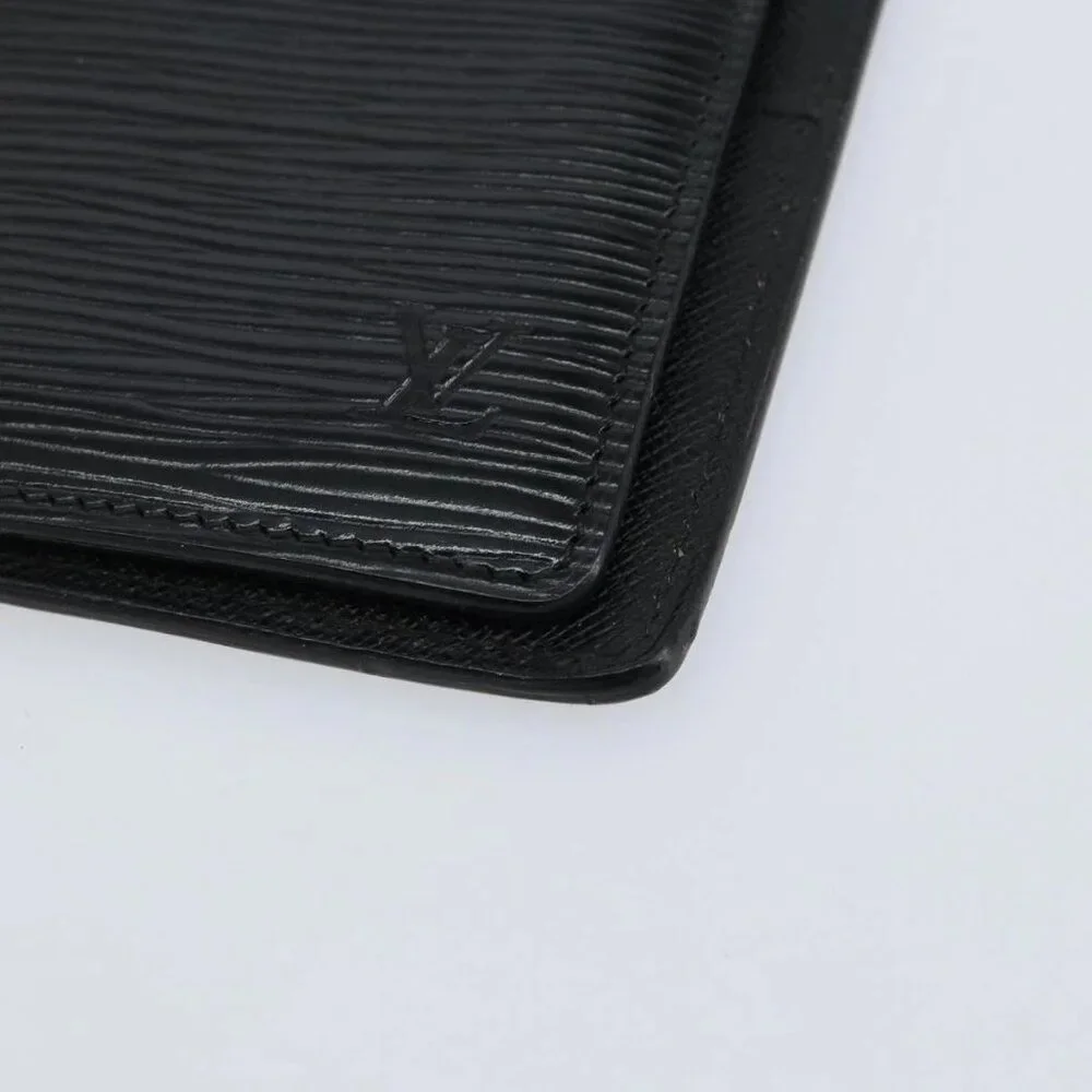 LOUIS VUITTON Epi Agenda Bureau Day Planner Cover Black